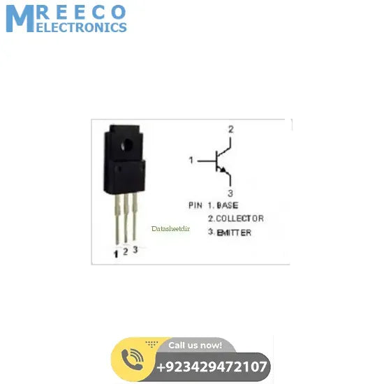 BUT11AF HIGH POWER NPN TRANSISTOR IN PAKISTAN - Back View