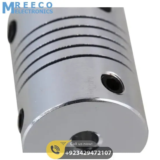 4x6mm Flexible Coupling Shaft - Side View