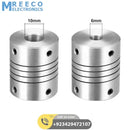 6x10mm Flexible Coupling Shaft - Side View