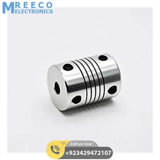 6x10mm Flexible Coupling Shaft - Back View