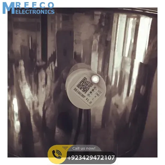 Ultrasonic Non Contact Liquid Level Sensor Metal Container Detector DS1603NF - Back View