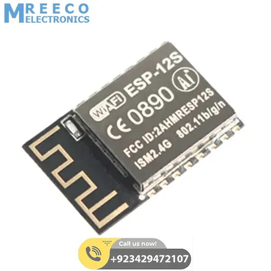 ESP8266EX ESP-12S Wifi Module - Front View
