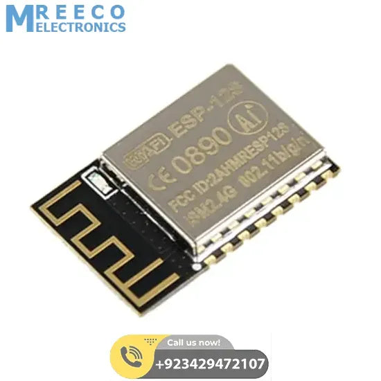 ESP8266EX ESP-12S Wifi Module - Back View