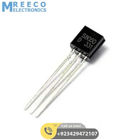 S8050 Transistor - Front View