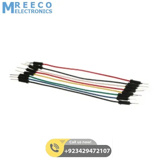 20Cm Pin To Pin 1 Pin Jumper Wire Dupont Line Arduino Male To Male - Front View