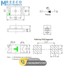 Blue SMD 1206 LED Super Bright Light Emitting Diode - Side View