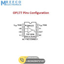 OP177 Op Amp Ultra Precision Operational Amplifier IC - Side View