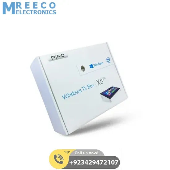 PiPO X8 Pro Mini PC 2GB 32GB Intel Z8350 Quad Core Win10 7.0 Inch WiFi Bluetooth - Back View