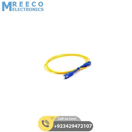 SC to SC Fiber Patch Cord Cable 2M - Front View
