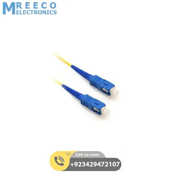 SC to SC Fiber Patch Cord Cable 2M - Back View