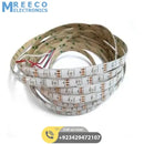 5M 150 Leds WS2812 Digital RGB Strip Lights ,Waterproof 5050 Dream Color Flexible LED Light Tape DC 5V (White PCB) - Front View