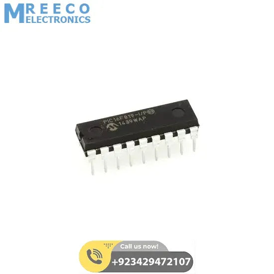 PIC16F819 microcontroller in Pakistan - Front View