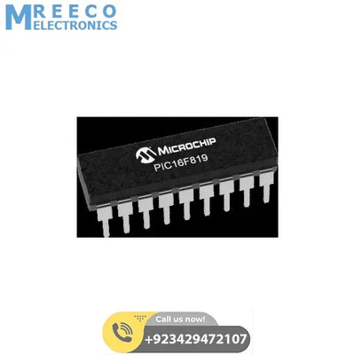 PIC16F819 microcontroller in Pakistan - Side View