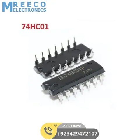 HD74HC01 Nand Gate IC - Front View