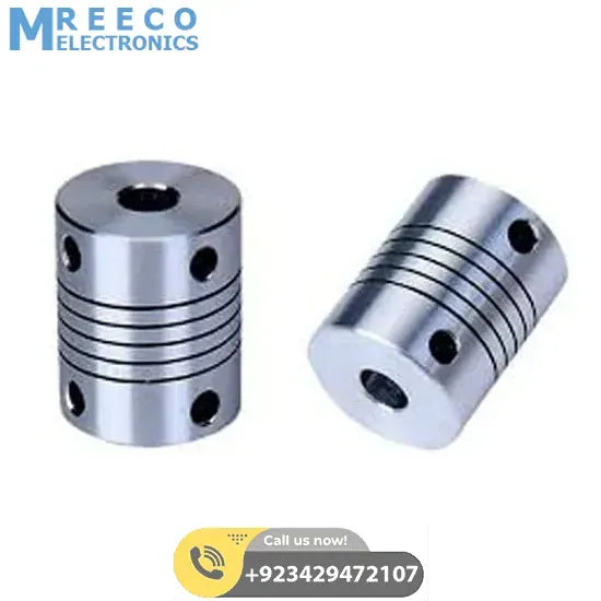 4x6.35mm Flexible Coupling Shaft - Side View