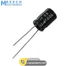 100uf 63v Electrolytic Capacitor - Front View