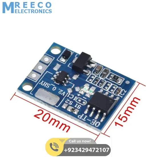 OE-TP capacitive touch button light touch switch module digital touch sensor LED no pole dimming 10A DC 5-12V - Front View