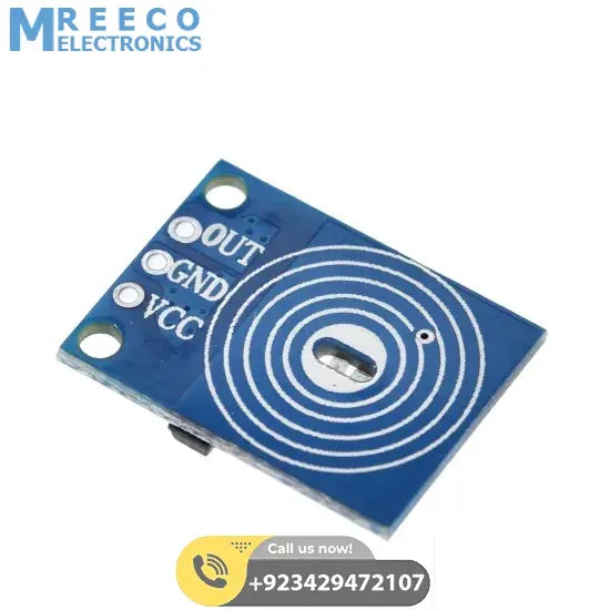 OE-TP capacitive touch button light touch switch module digital touch sensor LED no pole dimming 10A DC 5-12V - Side View