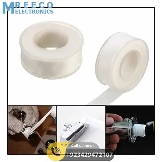 Rubber Water Pipe Faucet Waterproof Leakproof 10m Tape Random Color - Back View