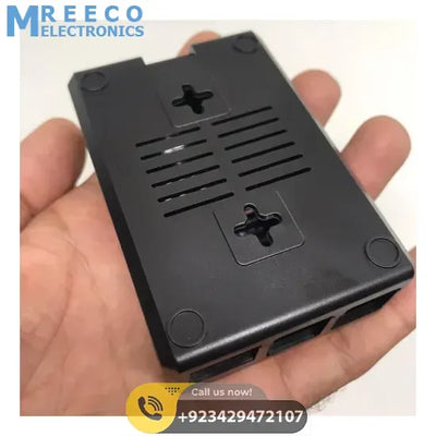 Raspberry Pi 4 Casing With Fan Fitting Camera Cable Port and GPIO Port - Side View