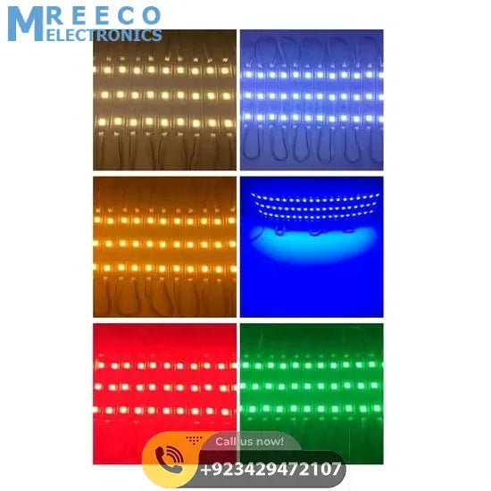 LED Module 5054 3 LED Super Bright Waterproof SMD Light - Back View