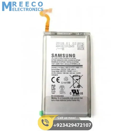 Original Samsung Galaxy S9+ Plus 3500mAh Lithium-Ion Li-ion Battery In Pakistan - Front View
