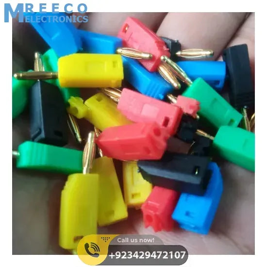 2mm Banana Plug For Electrical And Electronics Lab Trainers - Front View