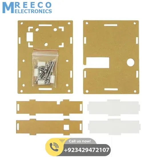 Clear Acrylic Case Shell Housing For LCR-T4 M328 Transistor Tester Capacitance - Side View