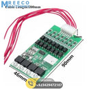 7s 24v 20A 18650 Lithium Lion Battery Charger Module Protection Board BMS PCB With Wire - Angle View