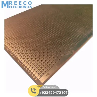 Straight Line Veroborad 100x240mm Stripboard Prototyping Board Project Board - Side View