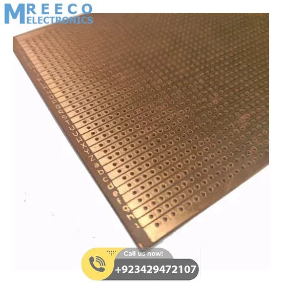 Straight Line Veroborad 100x240mm Stripboard Prototyping Board Project Board - Back View