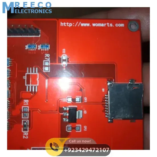 Womarts 320x240 3.9" TFT LCD Touch Screen Module - Back View