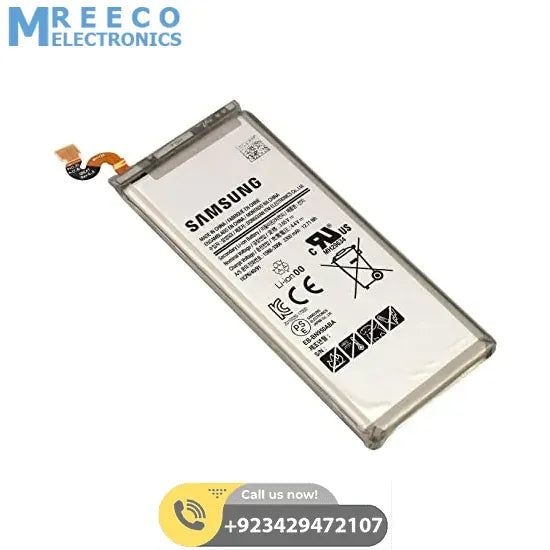 Genuine Original Samsung Galaxy Note 8 3300mAh Lithium-Ion Battery USED - Top View