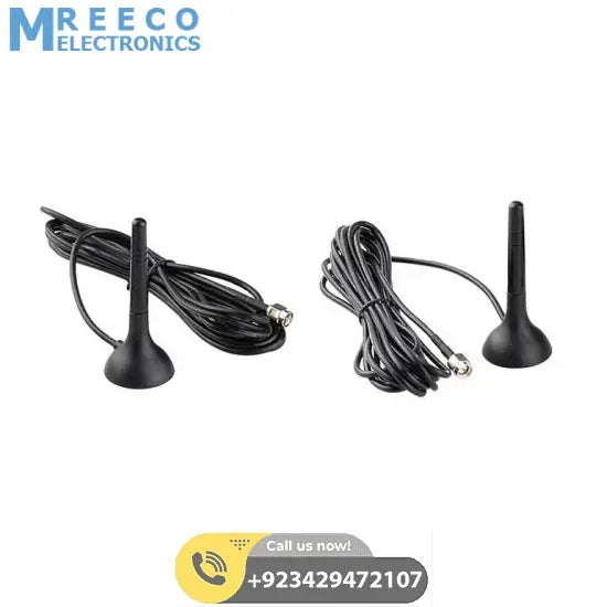 Magnetic Mount GSM Antenna 6 Feet Length - Side View