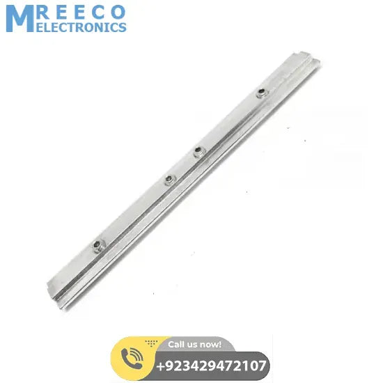 Extrusion Connector Extender Aluminium ROD - Front View