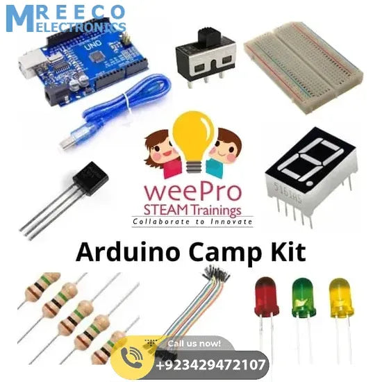 Arduino Camp Kit By WeePro STEAM Trainings - Front View