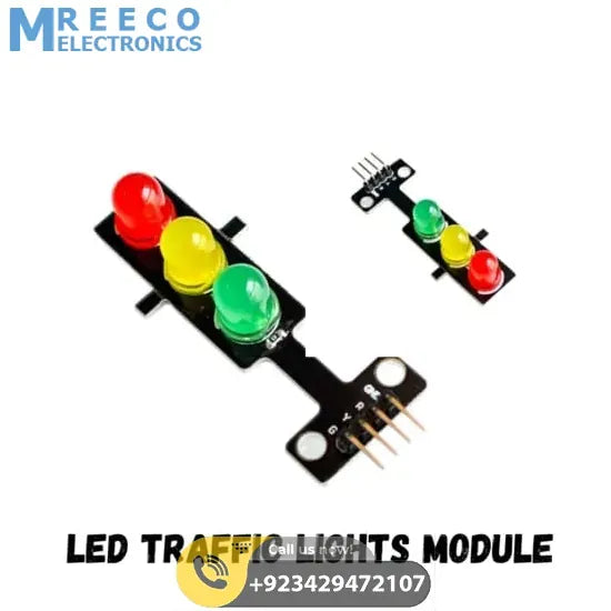 LED Traffic Light Module 5v Digital Signal Output Light Emitting Module - Front View
