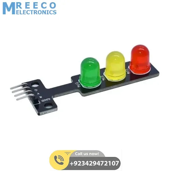 LED Traffic Light Module 5v Digital Signal Output Light Emitting Module - Side View