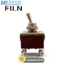 DPDT Double Pole Three Position Switch Centre Off - Side View