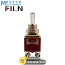 DPDT Double Pole Three Position Switch Centre Off - Back View