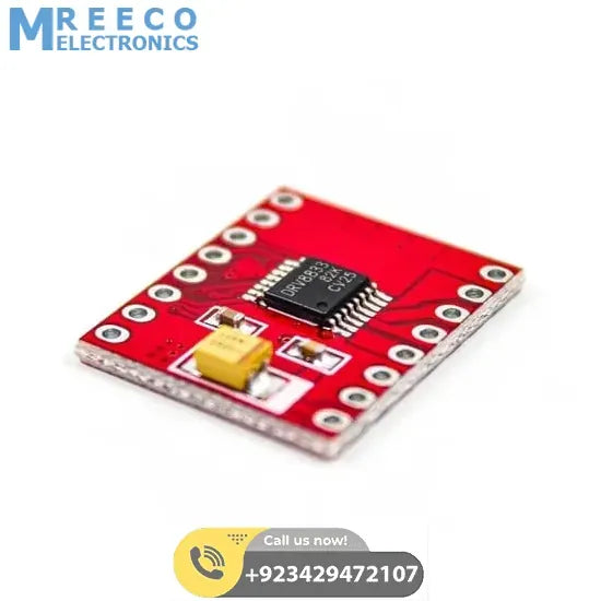 DRV8833 DC Motor Driver Module Dual channel 1.5A per channel 2.7V to 10.8V - Back View