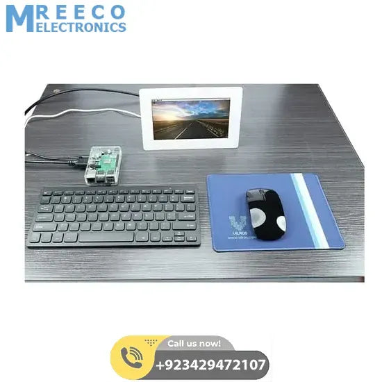 Mini Wireless Keyboard And Mouse For Raspberry Pi - Back View