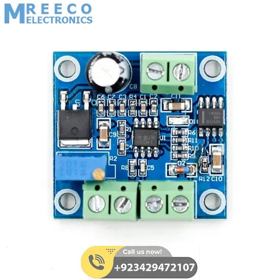 Frequency to Voltage Converter Module 0-1KHz to 0-10V Digital to Analog Voltage Signal Conversion Module - Front View