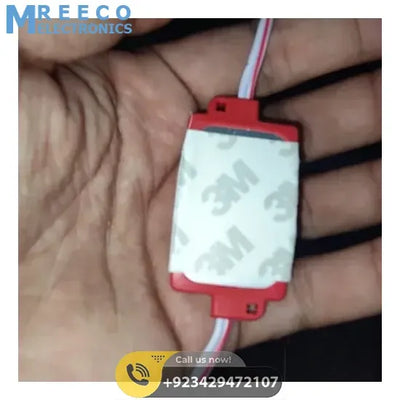Red color 12v 1.5W LED Module Self Adhesive Light - Side View