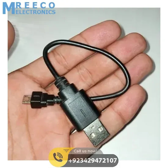 High Quality Micro USB Port Charging Data Cable 20cm For NodeMcu Wemosd1 Arduino - Front View