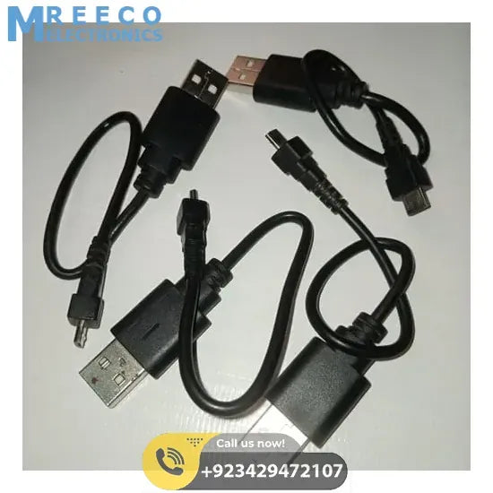 High Quality Micro USB Port Charging Data Cable 20cm For NodeMcu Wemosd1 Arduino - Top View