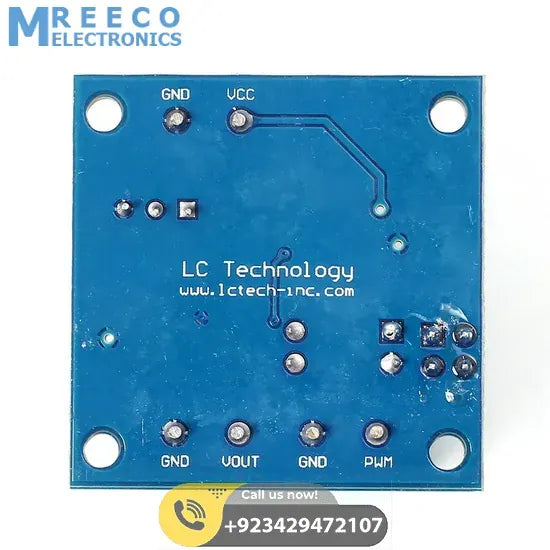 PWM to Voltage Converter Module 0%-100% to 0-10V for PLC MCU Digital to Analog Signal PWM Adjustabl Converter Power Module - Side View