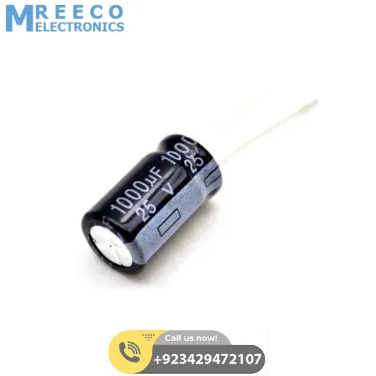 1000uF 25V Capacitor - Front View