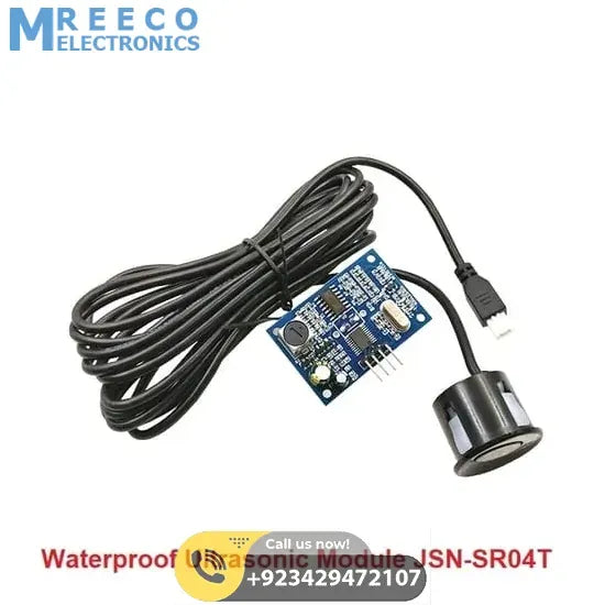 Waterproof Ultrasonic Sensor JSN-SR04T Distance Measuring Transducer Sensor for Arduino - Front View