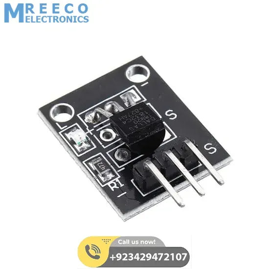 DS18B20 Temperature Measurement Sensor Module KY 001 HW-477 - Side View